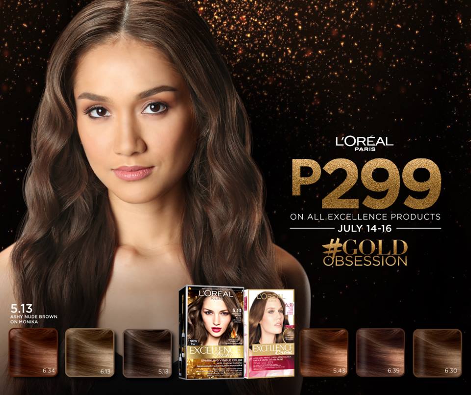 L’Oréal Paris Excellence Fashion GOLD Collection featuring Monika Sta. Maria of Asia’s Next Top Model